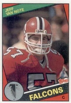 1984 Topps Football Card #210 Replay William Andrews – Atlanta