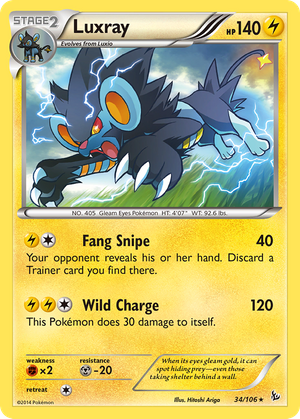 Luxray (34/106) - Flashfire