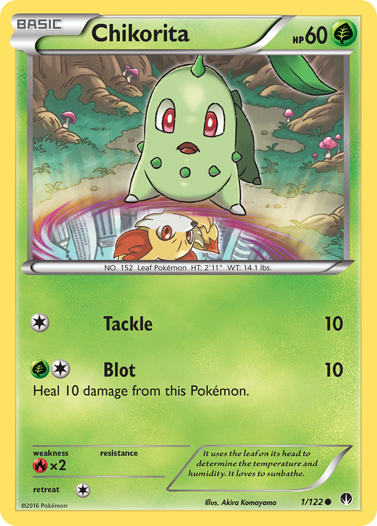 Chikorita (1/122) - BREAKpoint Pokémon Card