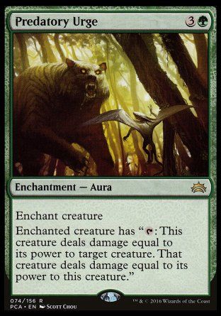 Predatory Urge (Planechase Anthology decks) Trading Card