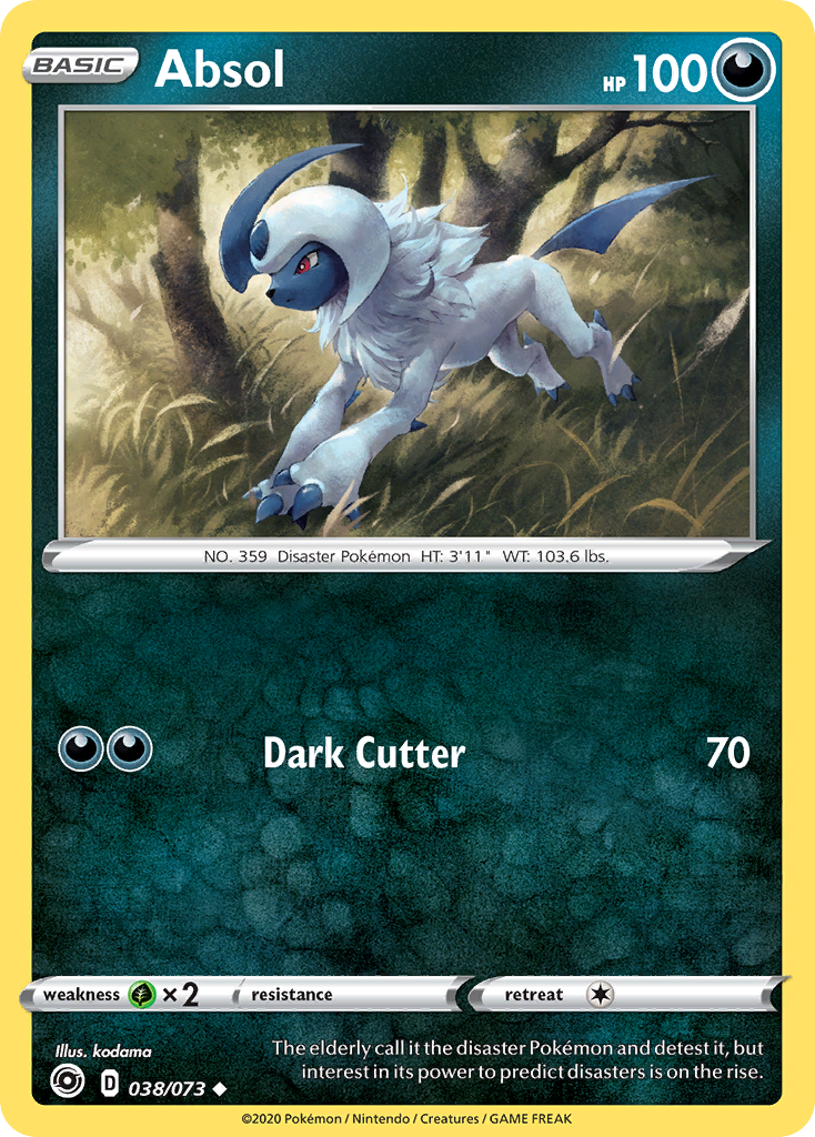 Absol (38/73) - Champion's Path Pokémon Card