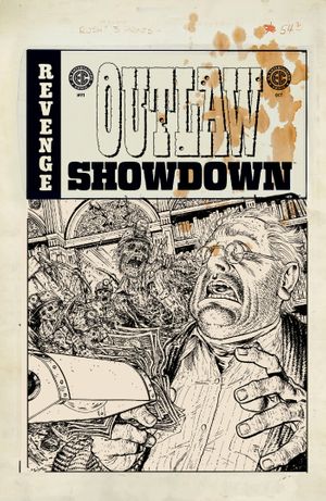 Outlaw Showdown #1 (Cvr E Inc 1:20 Tony Moore B&W Artist Edition Variant)