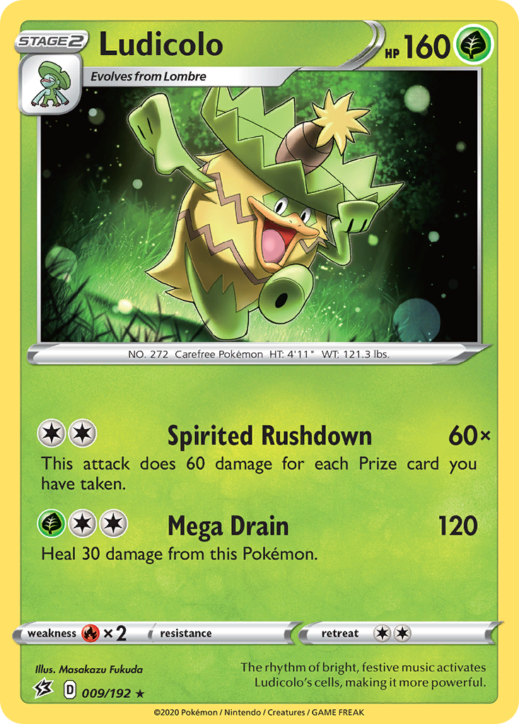 Ludicolo (9/192) - Rebel Clash Pokémon Card