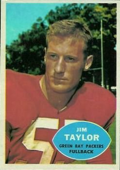 Jim Taylor 1960 Topps #52 Sports Card