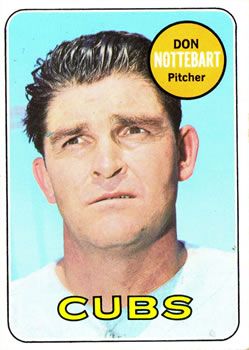 Don Nottebart 1969 Topps #593 Sports Card