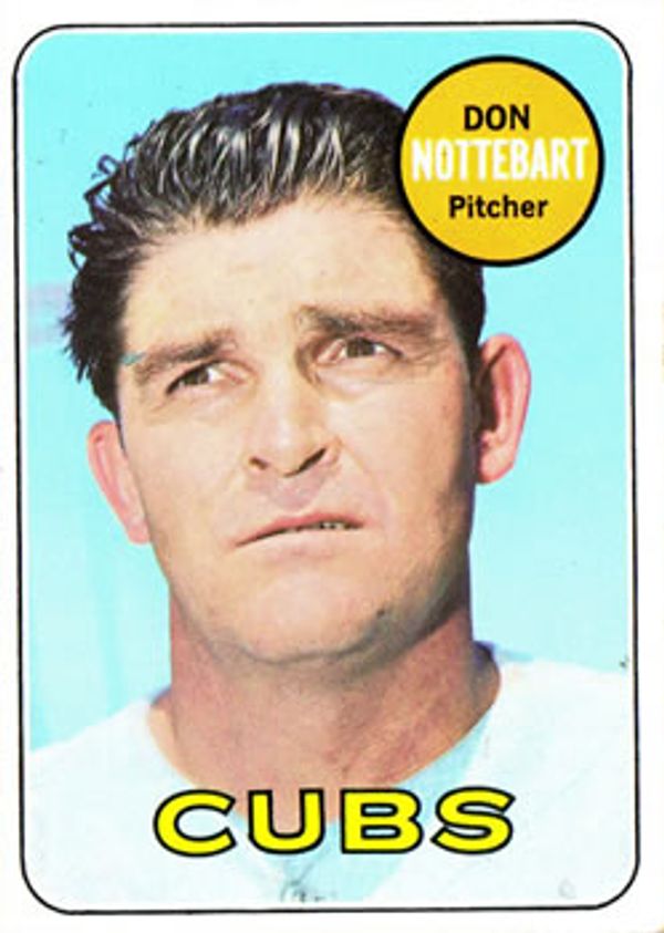 Don Nottebart 1969 Topps #593