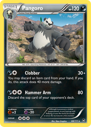 Pangoro (68/111) - Furious Fists