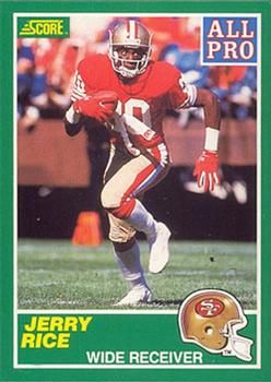 Jerry Rice 1989 Score #292 Sports Card