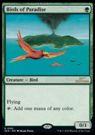 Birds of Paradise (Magic 30th Anniversary Edition) Trading Card