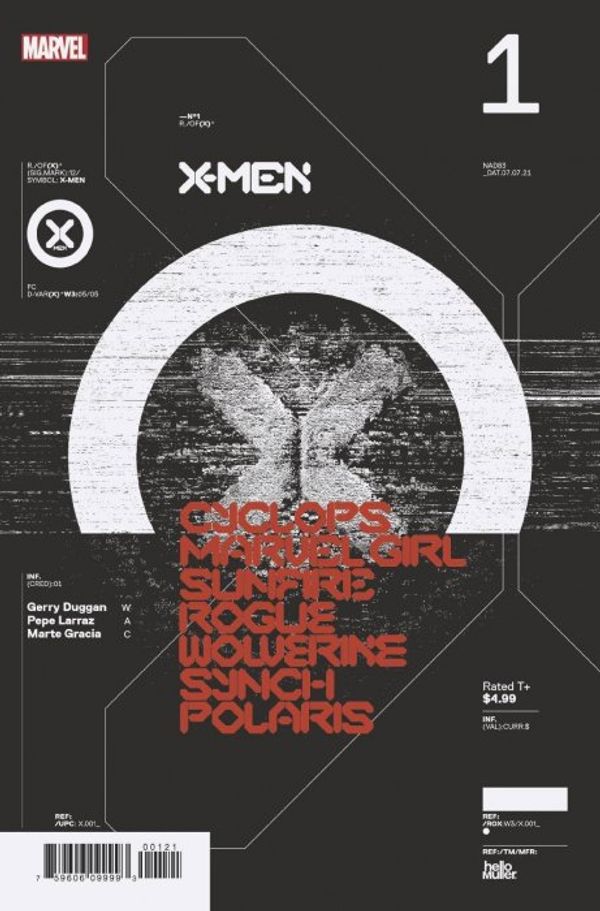 X-men #1 (Muller Design Variant)