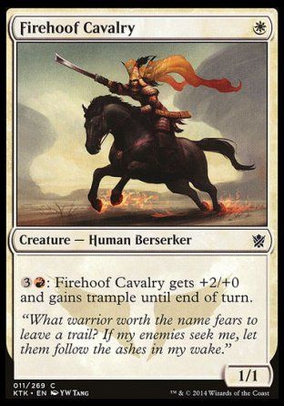 Firehoof Cavalry (Khans of Tarkir) Trading Card