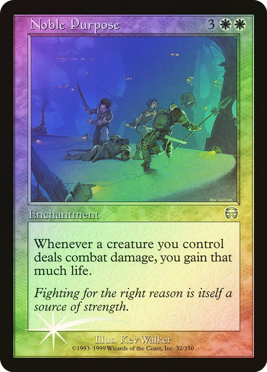 Noble Purpose (Mercadian Masques - Foil) Trading Card