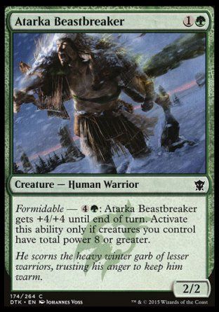 Atarka Beastbreaker (Dragons of Tarkir) Trading Card