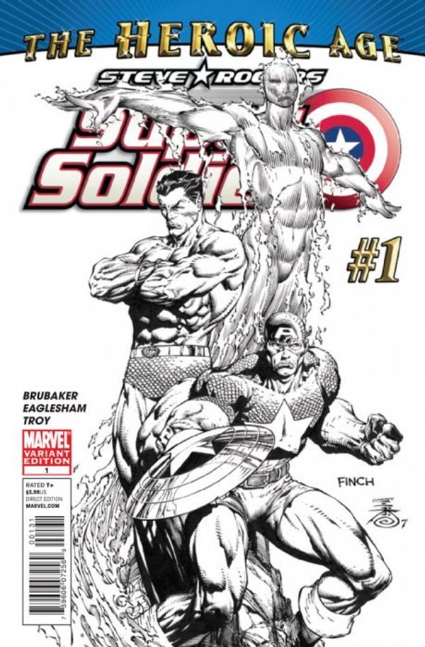 Steve Rogers: Super Soldier #1 (Sketch Cover)