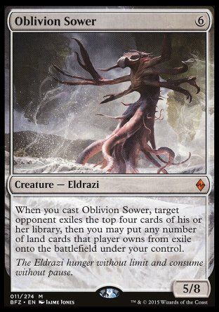 Oblivion Sower (Battle for Zendikar) Trading Card