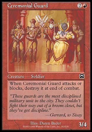 Ceremonial Guard (Mercadian Masques) Trading Card