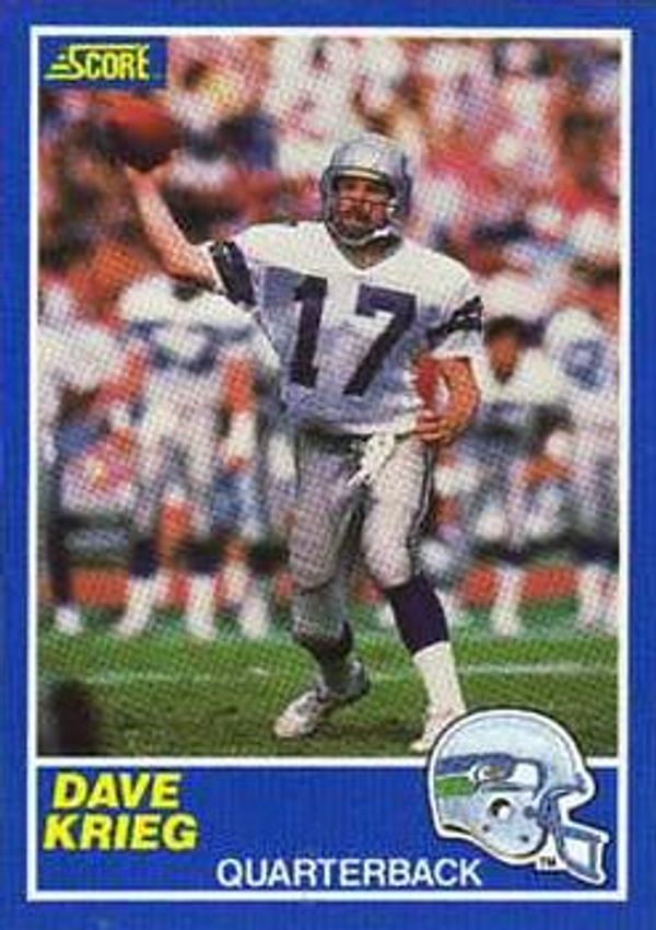 Dave Krieg 1989 Score #100