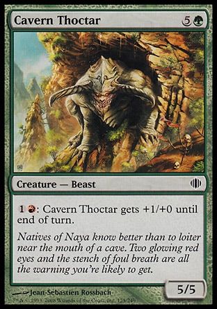 Cavern Thoctar (Shards of Alara) Trading Card