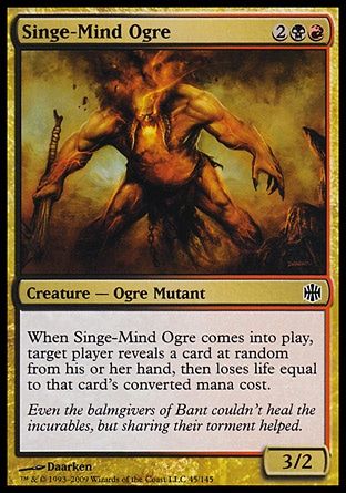 Singe-Mind Ogre (Alara Reborn) Trading Card