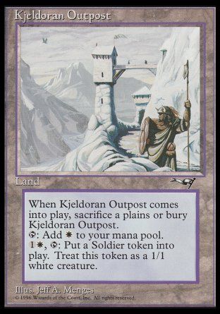 Kjeldoran Outpost (Alliances) Trading Card