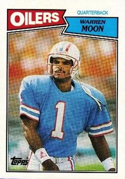 Warren Moon 1987 Topps #307 Sports Card