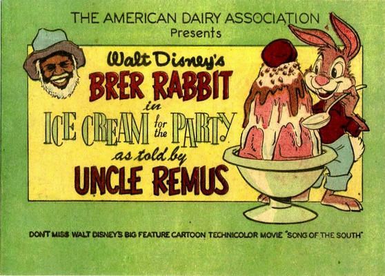 Brer Rabbit In Ice Cream For the Party Comic