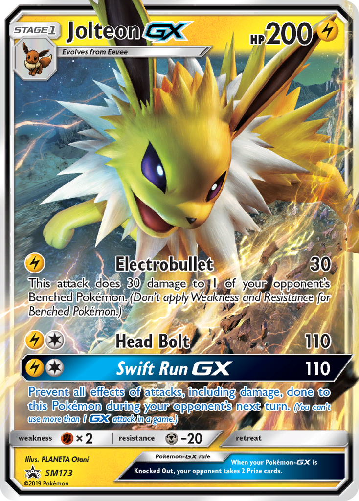 Jolteon GX (SM173) - SM Black Star Promos Pokémon Card