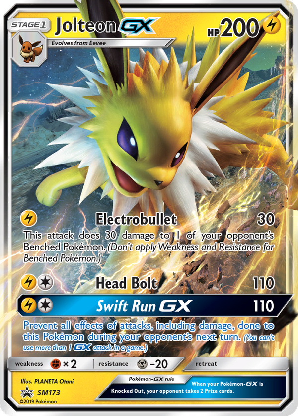 Jolteon GX (SM173) - SM Black Star Promos