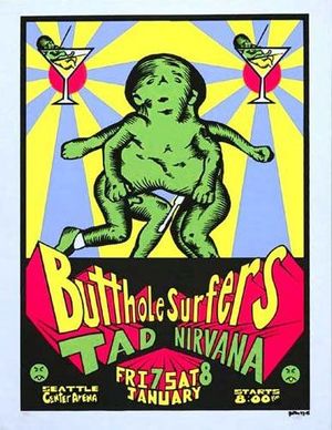 Butthole Surfers & Nirvana Seattle Center Arena 1994