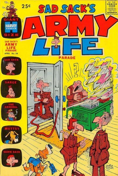 Sad Sack's Army Life Parade #34 Comic