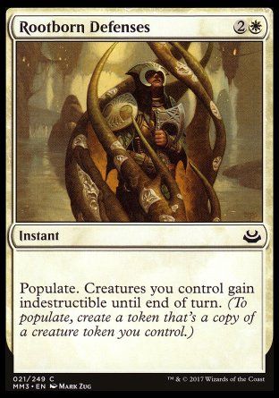 Rootborn Defenses (Modern Masters 2017) Trading Card