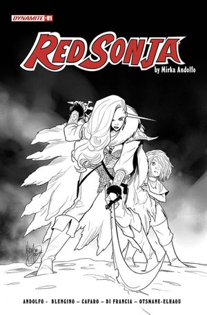 Red Sonja #1 (Cover H 15 Copy Cover Andolfo B&)