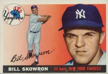Bill Skowron 1955 Topps #22 Sports Card
