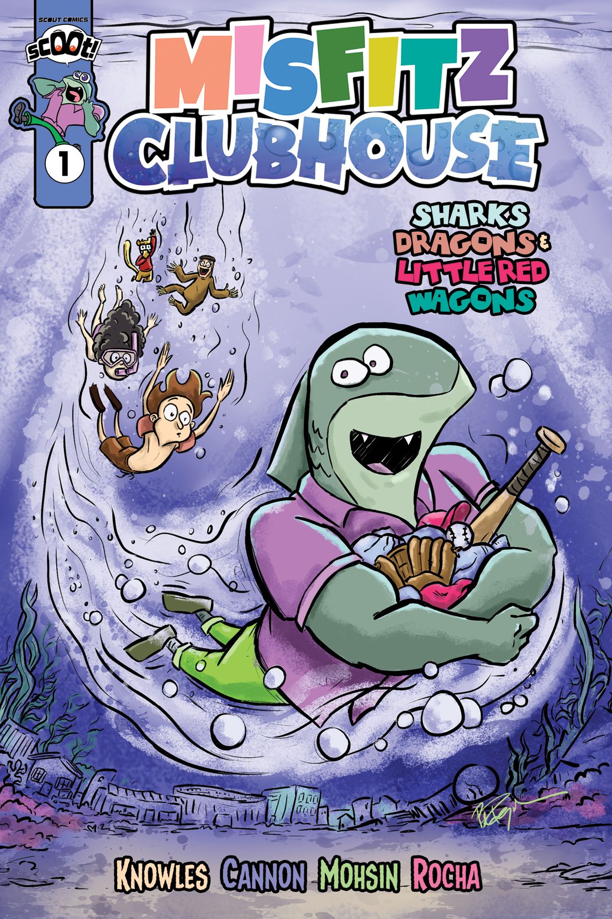 Misfitz Clubhouse: Sharks, Dragons And Little Red Wagons #1 Comic