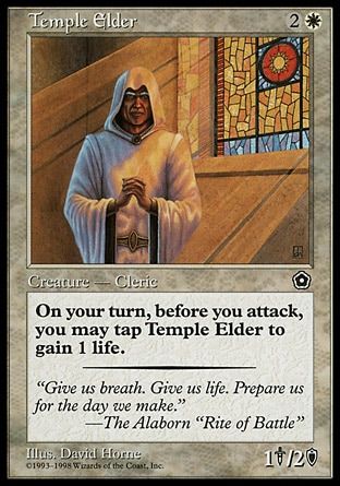 Temple Elder (Portal Second Age) Trading Card