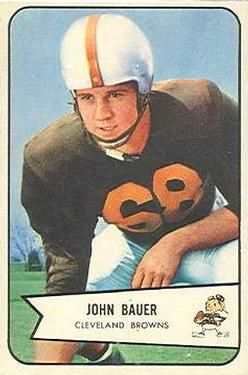 John Bauer 1954 Bowman #84 Sports Card