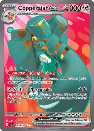 Copperajah ex (245/193) - Paldea Evolved