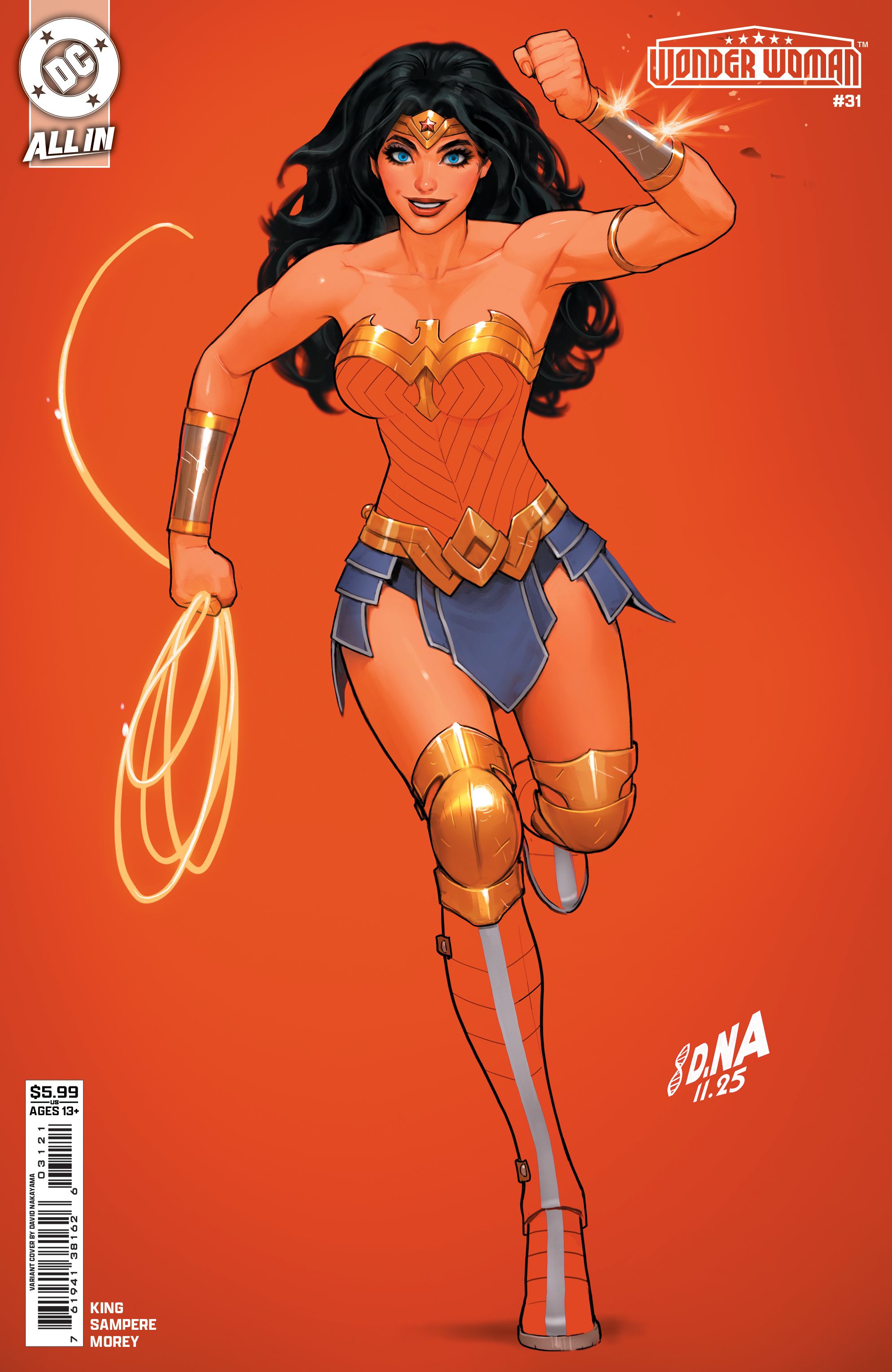 Wonder Woman #31 (Cvr B David Nakayama Card Stock Variant) Comic