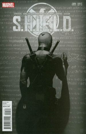 Shield #1 (Deadpool Party Sketch Variant Cover)