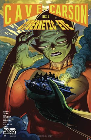 Cave Carson Has A Cybernetic Eye #10 (Variant Cover)