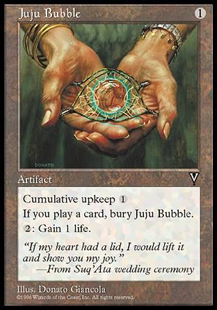 Juju Bubble (Visions) Trading Card