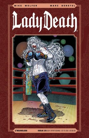 Lady Death  #25 (Sexy Sport Boxing Cover)