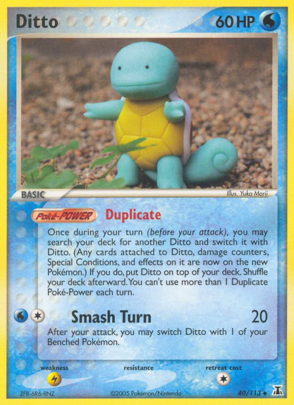 Ditto (40/113) - Delta Species Pokémon Card