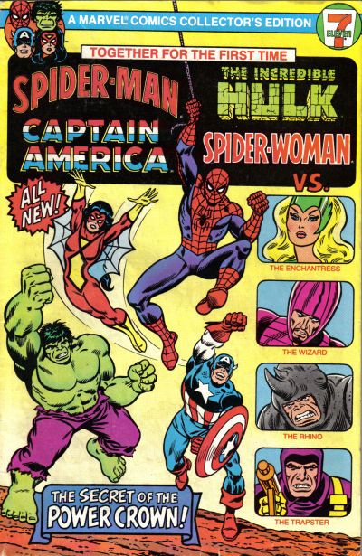 Spider-Man, Captain America, The Incredible Hulk and Spider-Woma #? Comic