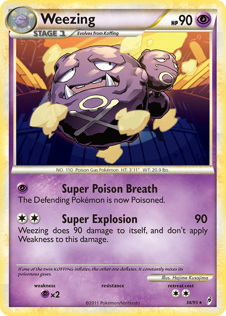 Weezing (38/95) - Call of Legends Pokémon Card