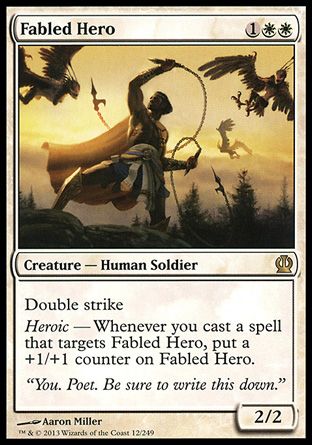 Fabled Hero (Theros) Trading Card