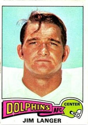 Jim Langer 1975 Topps #196