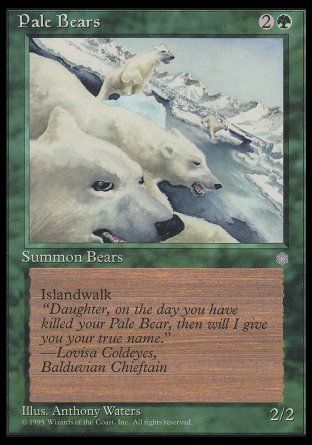 Pale Bears (Ice Age) Trading Card