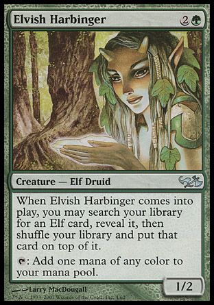 Elvish Harbinger (Elves vs. Goblins) Trading Card