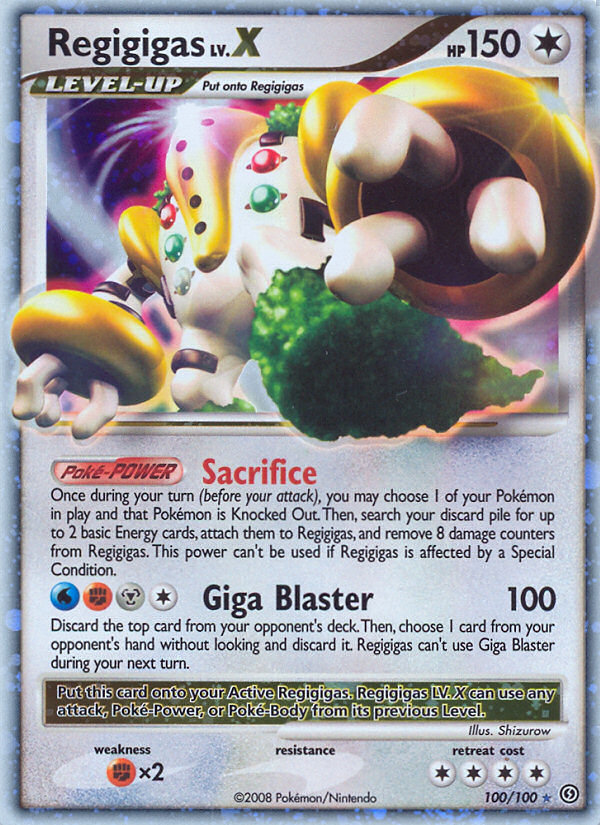 Regigigas LV.X (100/100) - Stormfront Pokémon Card